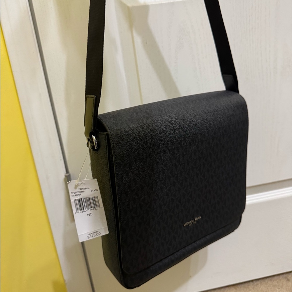 Michael Kors Black Messenger Bag